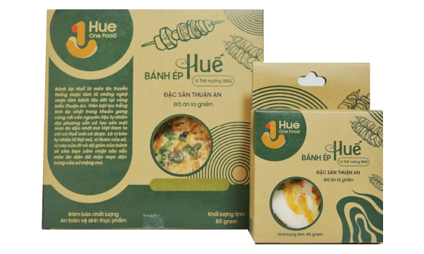 Hộp Bánh Ép Huế Vị BBQ size lớn nhỏ